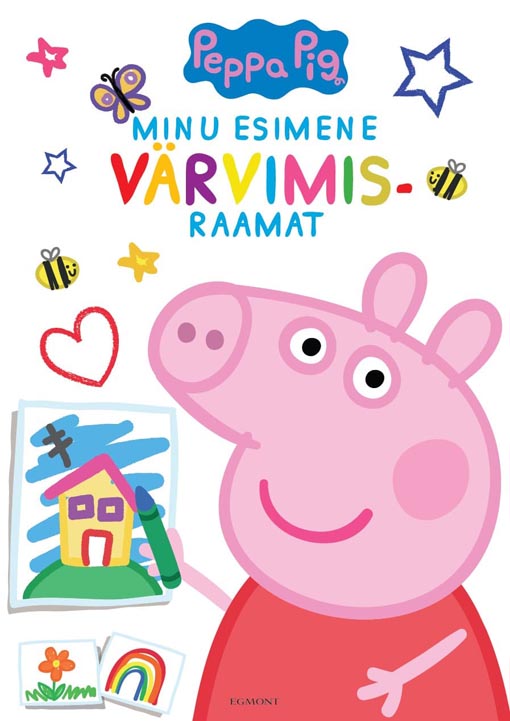 Põrsas Peppa: minu esimene värvimisraamat kaanepilt – front cover