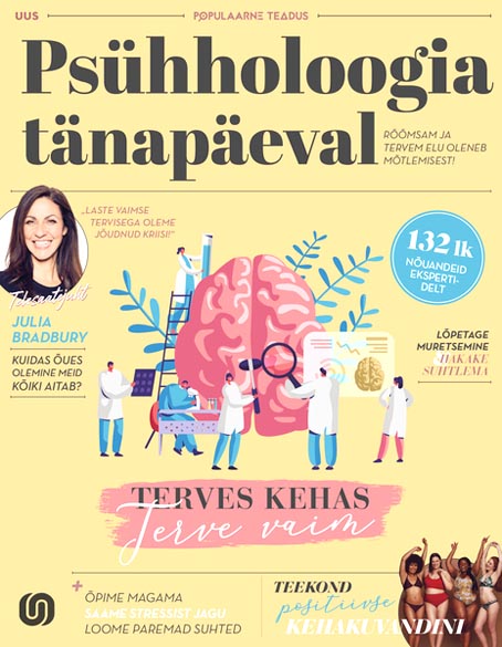 Psühholoogia tänapäeval Rõõmsam ja tervem elu oleneb mõtlemisest! kaanepilt – front cover