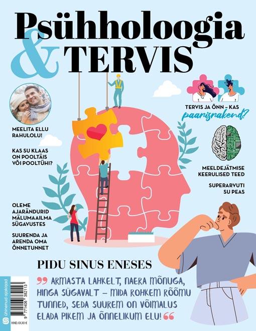 Psühholoogia & Tervis: Kodutohter kaanepilt – front cover