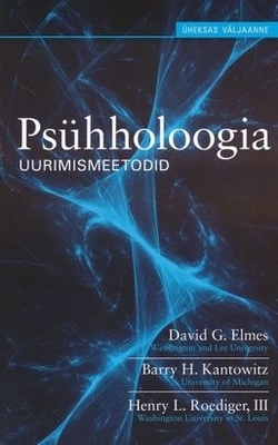 Psühholoogia uurimismeetodid kaanepilt – front cover