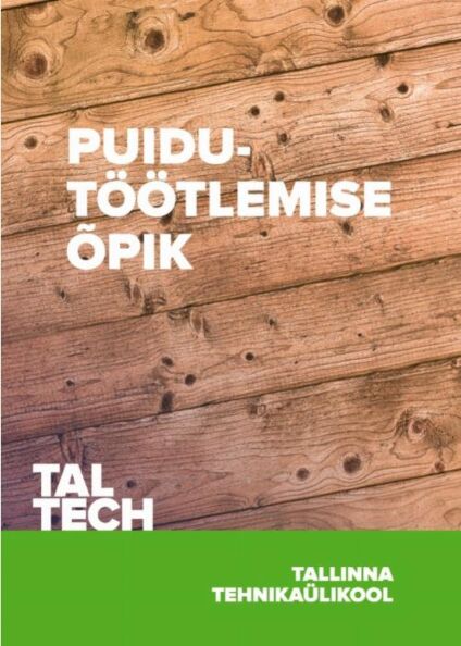 Puidutöötlemise õpik kaanepilt – front cover