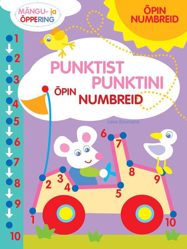 Punktist punktini Õpin numbreid kaanepilt – front cover