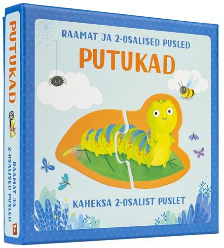 Putukad: raamat ja 2-osalised pusled kaanepilt – front cover