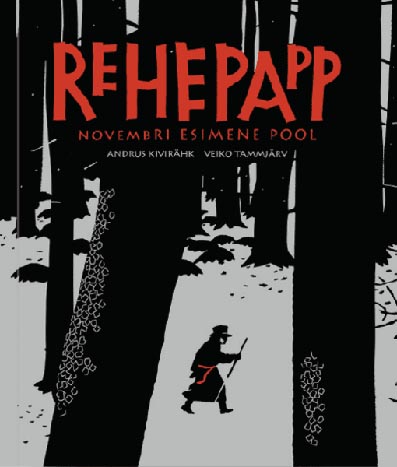 Rehepapp: novembri esimene pool Graafiline romaan kaanepilt – front cover