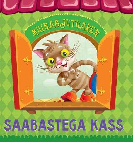 Saabastega kass kaanepilt – front cover