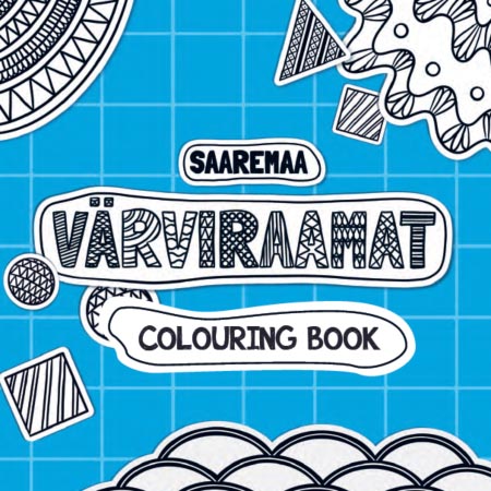 Saaremaa värviraamat Colouring Book kaanepilt – front cover