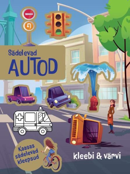 Sädelevad autod: kaasas sädelevad kleepsud kaanepilt – front cover