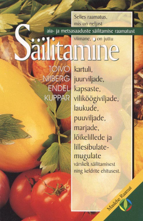 Säilitamine kaanepilt – front cover