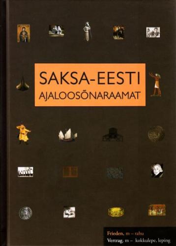 Saksa-eesti ajaloosõnaraamat Ajaloosõnastik kaanepilt – front cover