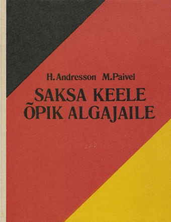 Saksa keele õpik algajaile kaanepilt – front cover