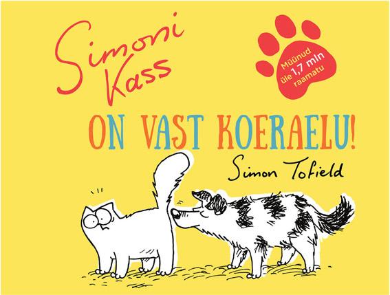 Simoni kass On vast koeraelu! kaanepilt – front cover