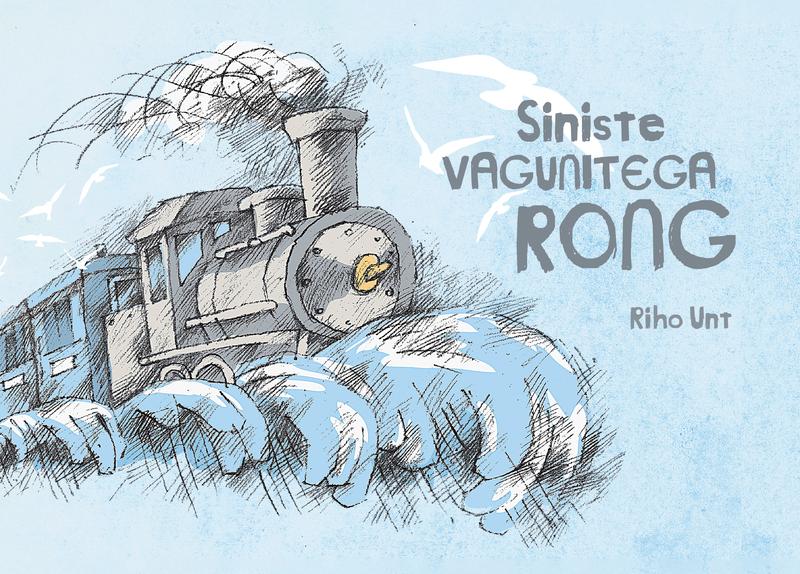 Siniste vagunitega rong kaanepilt – front cover