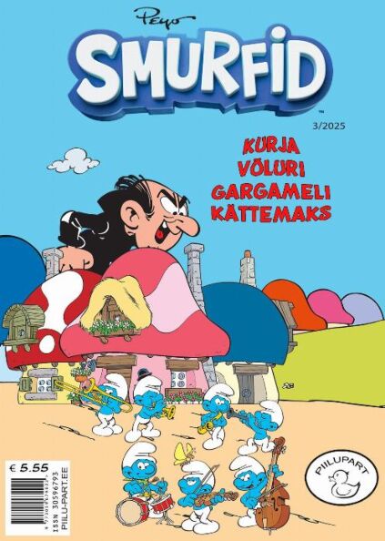 Smurfid: kurja võluri Gargameli kättemaks kaanepilt – front cover