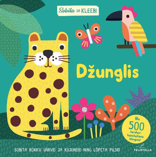 Sobita ja kleebi: džunglis kaanepilt – front cover