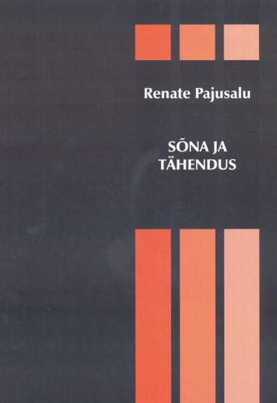 Sõna ja tähendus kaanepilt – front cover