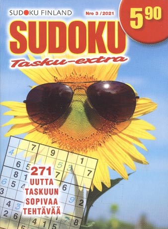 Sudoku Tasku-Extra 3/2021 kaanepilt – front cover