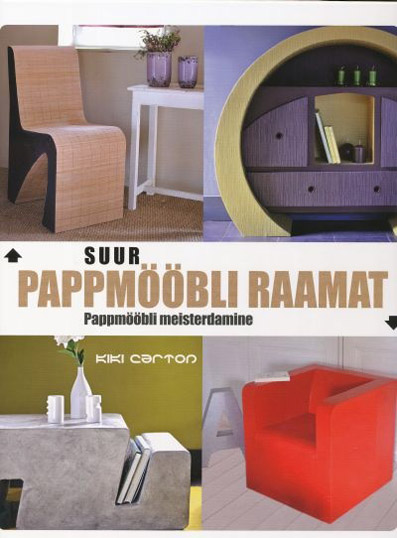 Suur pappmööbli raamat Pappmööbli meisterdamine kaanepilt – front cover