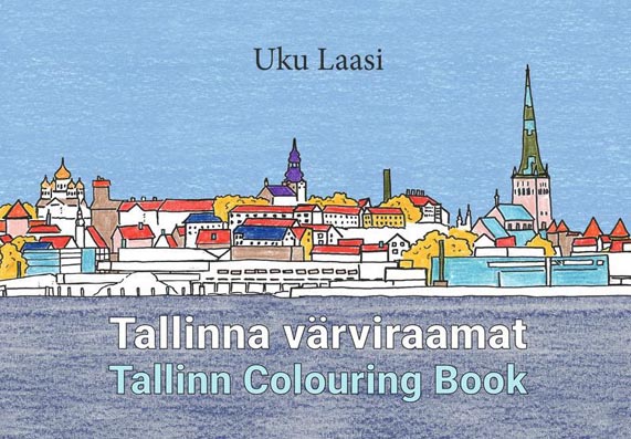 Tallinna värviraamat Tallinn colouring book kaanepilt – front cover