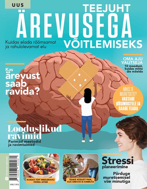 Teejuht ärevusega võitlemiseks Ärevusest vabaks käsiraamat kaanepilt – front cover