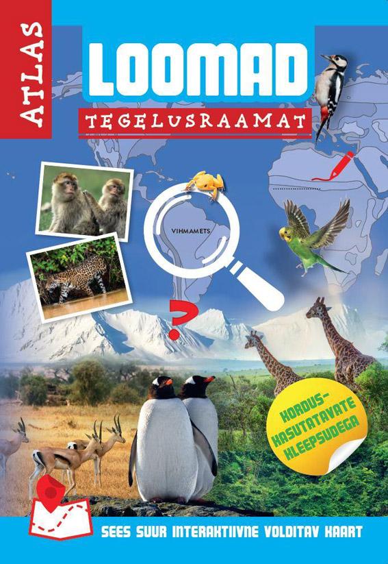 Loomad: tegelusraamat, atlas kaanepilt – front cover