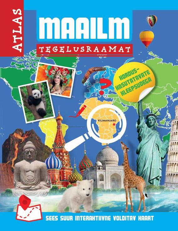 Maailm: tegelusraamat, atlas kaanepilt – front cover