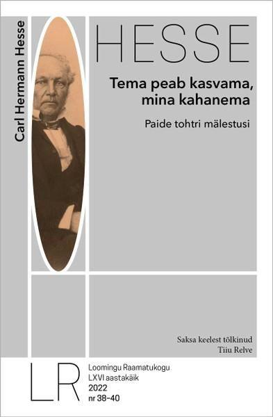 Tema peab kasvama, mina kahanema Paide tohtri mälestusi kaanepilt – front cover