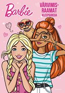 Barbie värvimisraamat kleepsudega