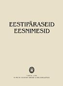 Eestipäraseid eesnimesid