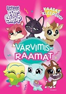 Littlest Pet Shop värvimisraamat, kaasas kleepsud