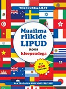 Maailma riikide lipud koos kleepsudega