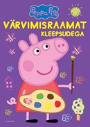 Põrsas Peppa värvimisraamat kleepsudega