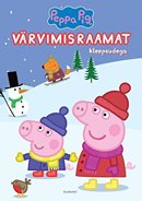 Põrsas Peppa värvimisraamat kleepsudega