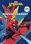 Spiderman värvimisraamat kleepsudega