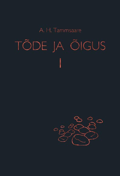 Tõde ja õigus 1. osa kaanepilt – front cover