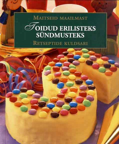 Toidud erilisteks sündmusteks kaanepilt – front cover