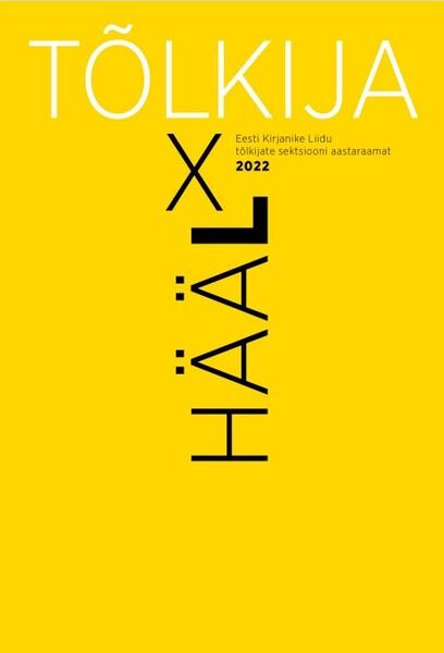 Tõlkija hääl X kaanepilt – front cover