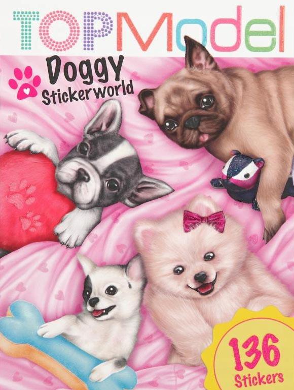 Doggy Stickerworld 136 stickers kaanepilt – front cover