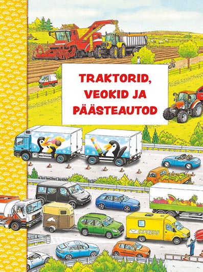 Traktorid, veokid ja päästeautod kaanepilt – front cover