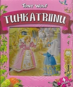 Tuhkatriinu: pusleraamat kaanepilt – front cover