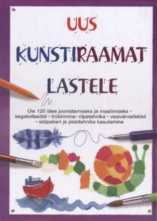 Uus kunstiraamat lastele kaanepilt – front cover