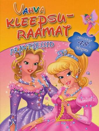 Vahva kleepsuraamat Printsessid kaanepilt – front cover