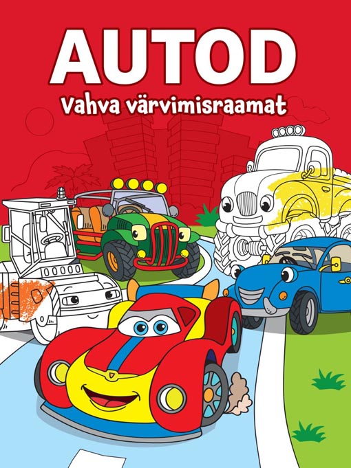 Vahva värvimisraamat: autod kaanepilt – front cover