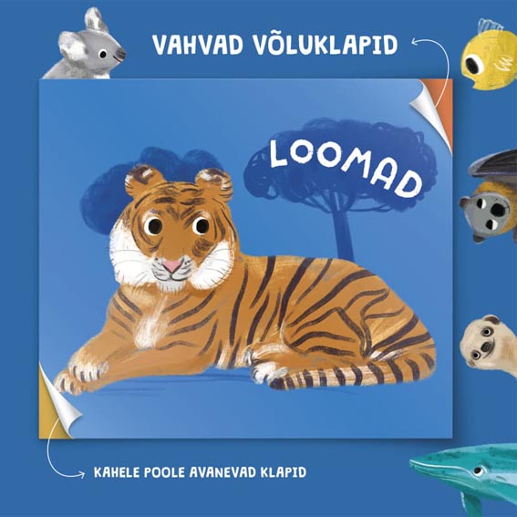 Vahvad võluklapid: loomad Klapiraamat kaanepilt – front cover
