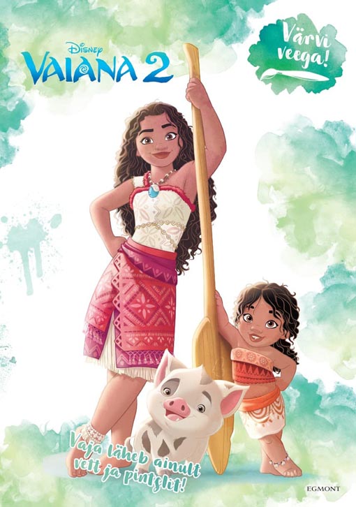 Vaiana 2: värvi veega! kaanepilt – front cover