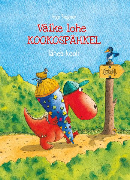 Väike lohe Kookospähkel läheb kooli kaanepilt – front cover