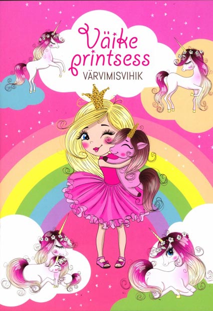 Väike printsess: värvimisvihik kaanepilt – front cover