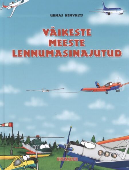 Väikeste meeste lennumasinajutud kaanepilt – front cover
