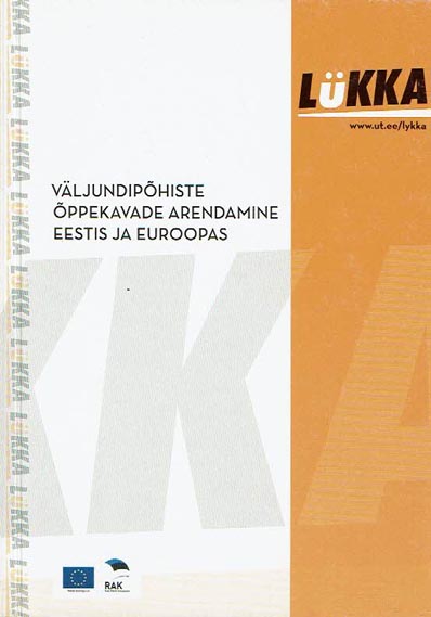 Väljundipõhiste õppekavade arendamine Eestis ja Euroopas Konverentsi kogumik kaanepilt – front cover