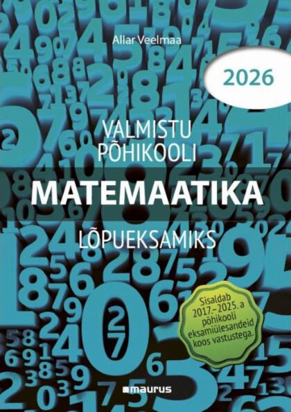 Valmistu põhikooli matemaatika lõpueksamiks 2026 kaanepilt – front cover