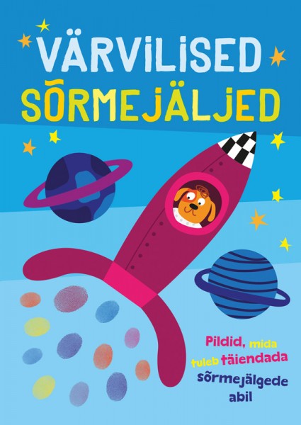 Värvilised sõrmejäljed Pildid, mida tuleb täiendada sõrmejälgede abil kaanepilt – front cover